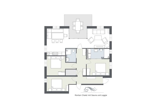 Appartement in St. Gallenkirch - Montan Chalet-Apartment with sauna and loogia |28EG | 46281 Appartement in St. Gallenkirch - Montan Chalet-Apartment with sauna and loogia |28EG | 46281