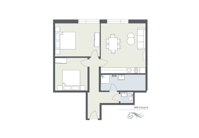 Appartement in St. Gallenkirch - Zolderappartement met twee slaapkamers in Chalet-Resort Montafon | 4809 Appartement in St. Gallenkirch - Zolderappartement met twee slaapkamers in Chalet-Resort Montafon | 4809