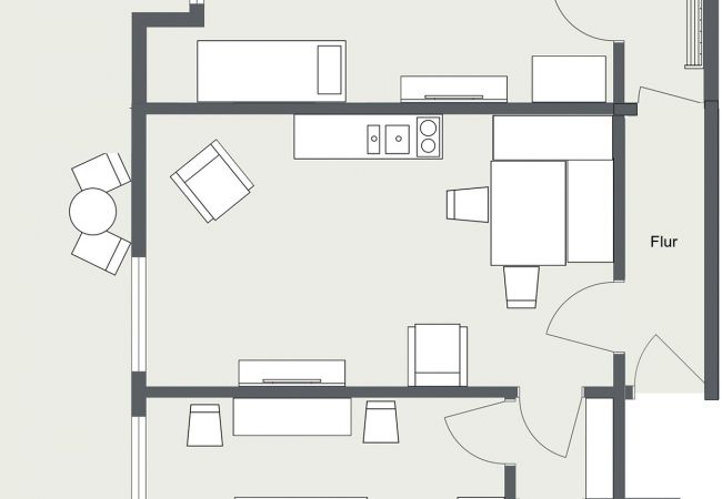 Plattegrond Apartment Matri 2 Plattegrond van Apartment Matri 2