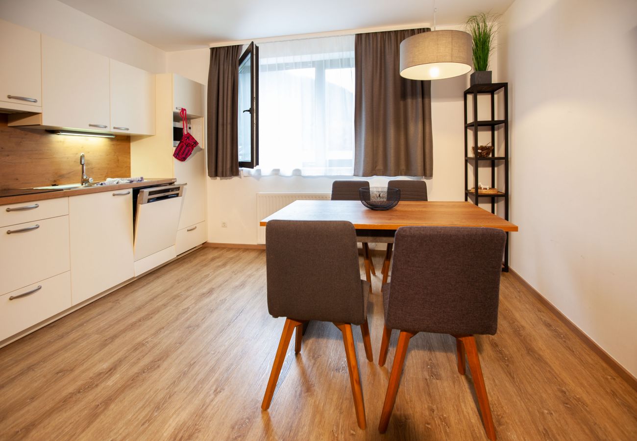 Woonkamer Cirrus Chalet-Apartment Woonkamer Cirrus Chalet-Apartment