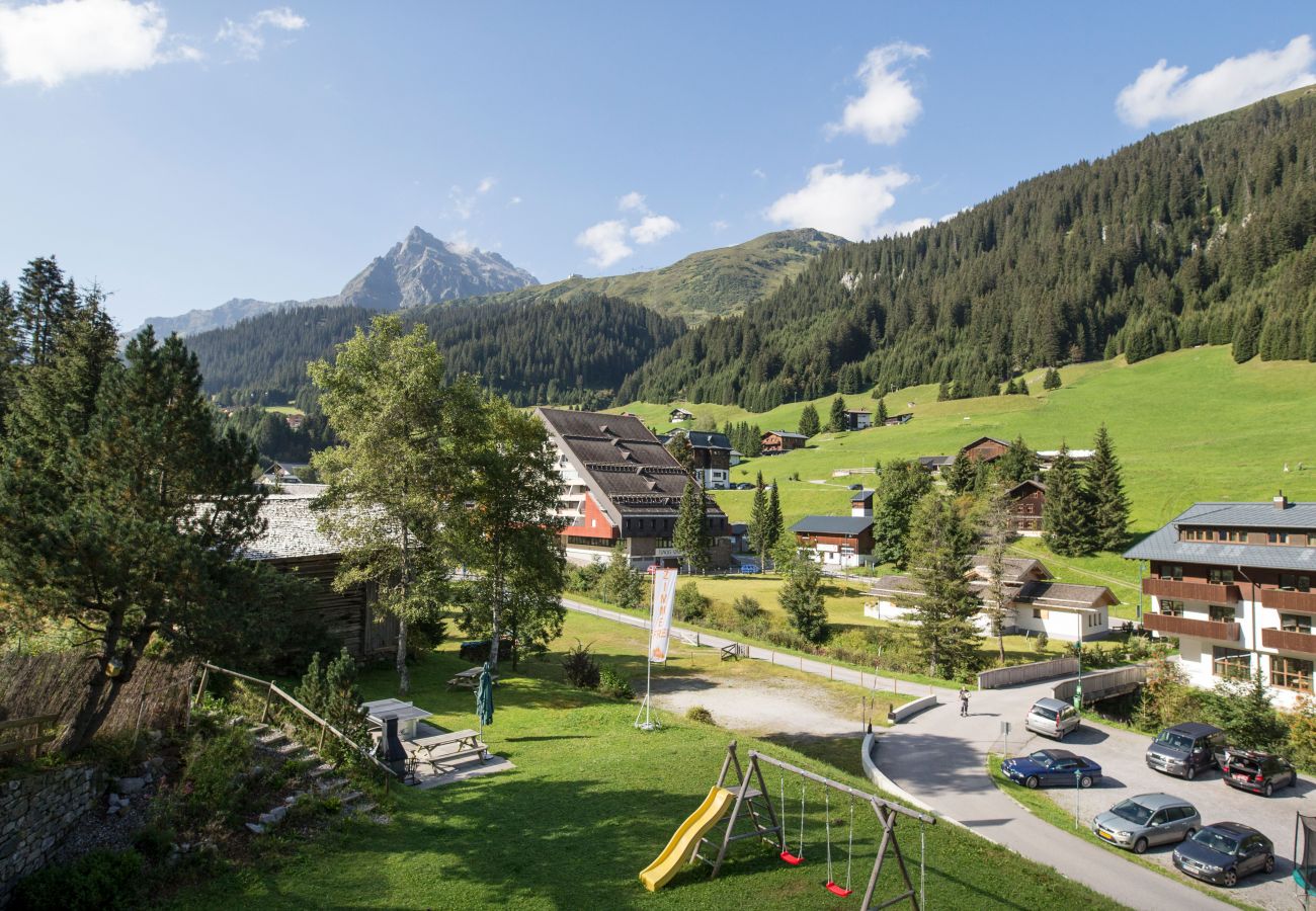 Bekijk Christiane Alpenhaus Montafon Uitzicht vanaf Christiane Alpenhaus Montafon