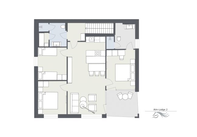 Appartement in Gargellen - Alm-Lodge Montafon 2 | Ski-in-out  | 5802 Appartement in Gargellen - Alm-Lodge Montafon 2 | Ski-in-out  | 5802
