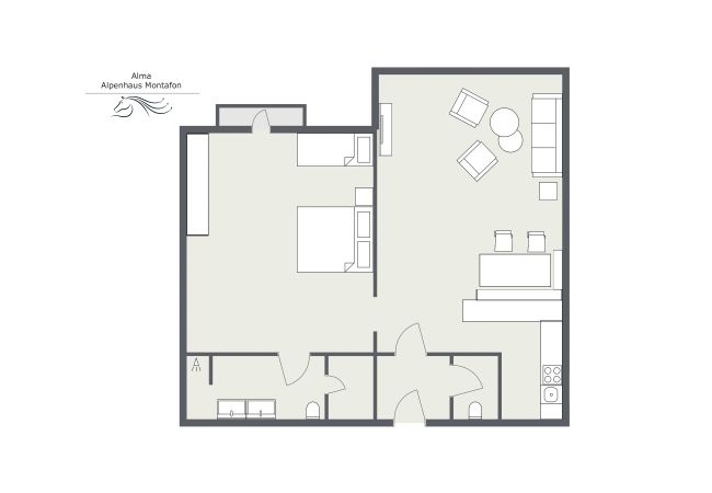 Appartement in Gargellen - Alma im Alpenhaus Montafon | 5001  Appartement in Gargellen - Alma im Alpenhaus Montafon | 5001