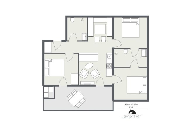 Appartement in Gargellen - Large Three Sleepingromm Flat met Sauna  Appartement in Gargellen - Large Three Sleepingromm Flat met Sauna