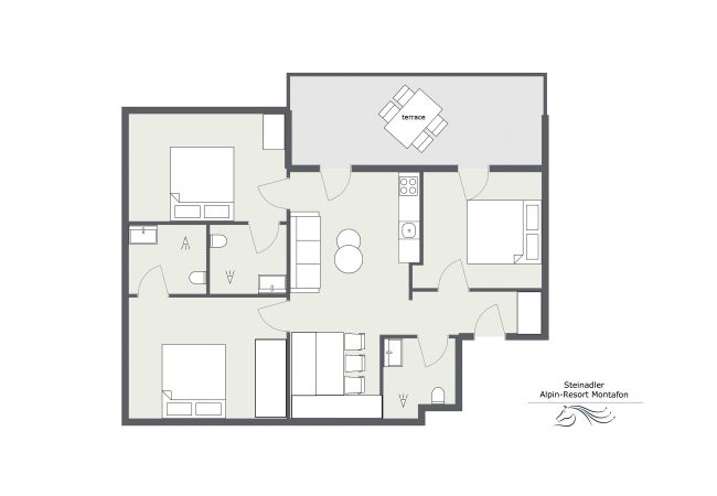 Appartement in Gargellen - Premium Three-Sleepingroom Apartment  Appartement in Gargellen - Premium Three-Sleepingroom Apartment