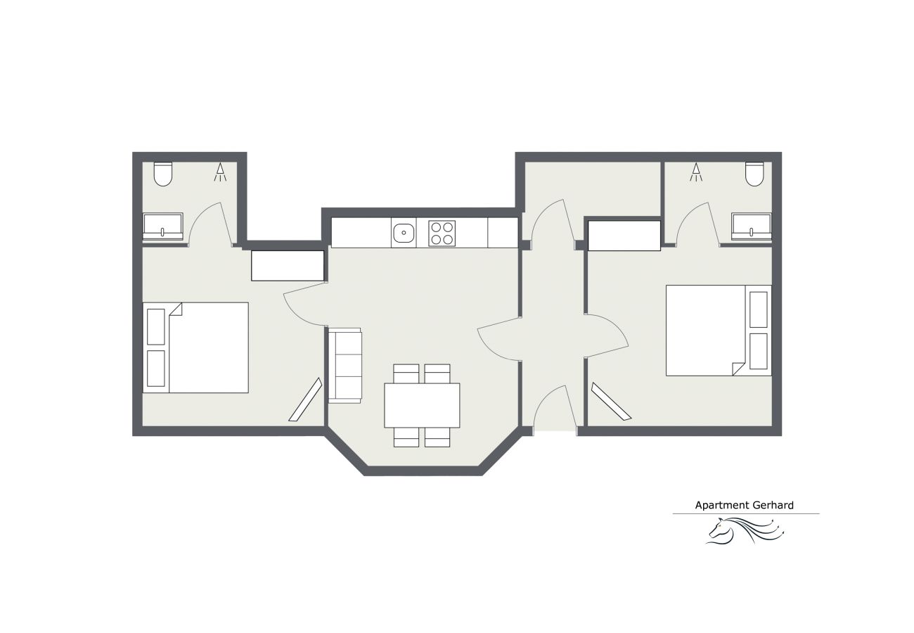 Appartement in St. Gallenkirch - Apartment Gerhard an der Talstation | 4911 Appartement in St. Gallenkirch - Apartment Gerhard an der Talstation | 4911