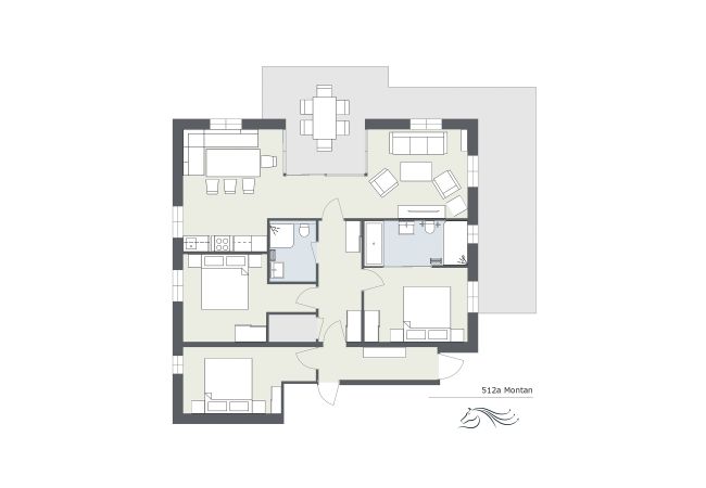 Apartment in St. Gallenkirch - Montan Chalet-Apartment with loggia |12EG  | 46121 Apartment in St. Gallenkirch - Montan Chalet-Apartment with loggia |12EG  | 46121