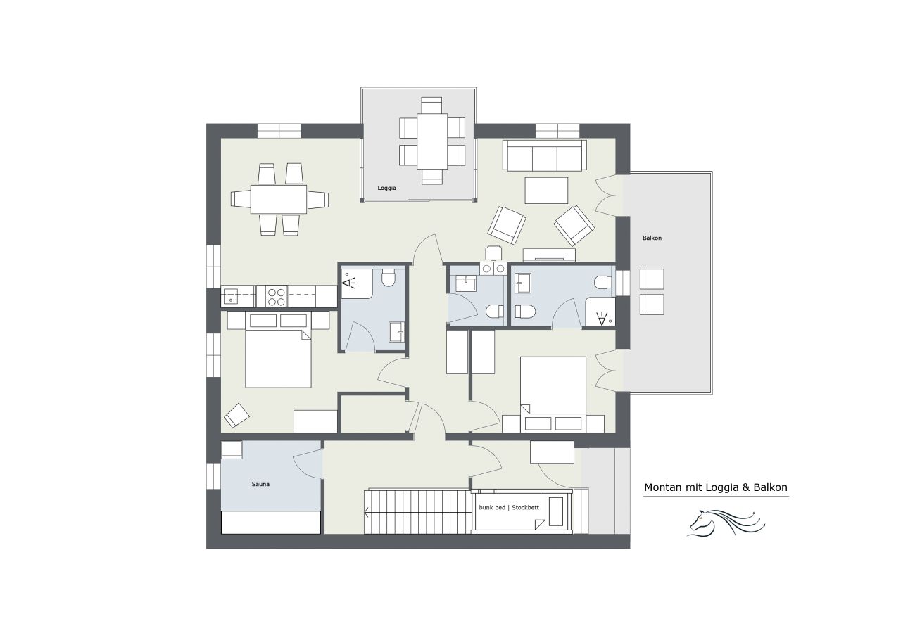 Floor plan Montan Chalet Floor plan Montan Chalet