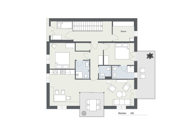 Apartment in St. Gallenkirch - Montan Chalet-Apartment with loggia and balcony |22OG | 46222 Apartment in St. Gallenkirch - Montan Chalet-Apartment with loggia and balcony |22OG | 46222