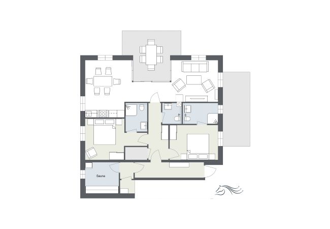 Floor plan Montan Chalet-Apartment Floor plan Montan Chalet-Apartment