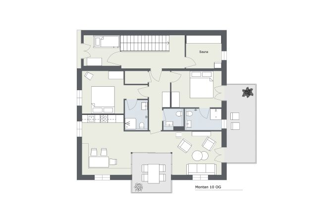 Apartment in St. Gallenkirch - Montan Chalet-Apartment with loggia and balcony |15OG | 46152 Apartment in St. Gallenkirch - Montan Chalet-Apartment with loggia and balcony |15OG | 46152