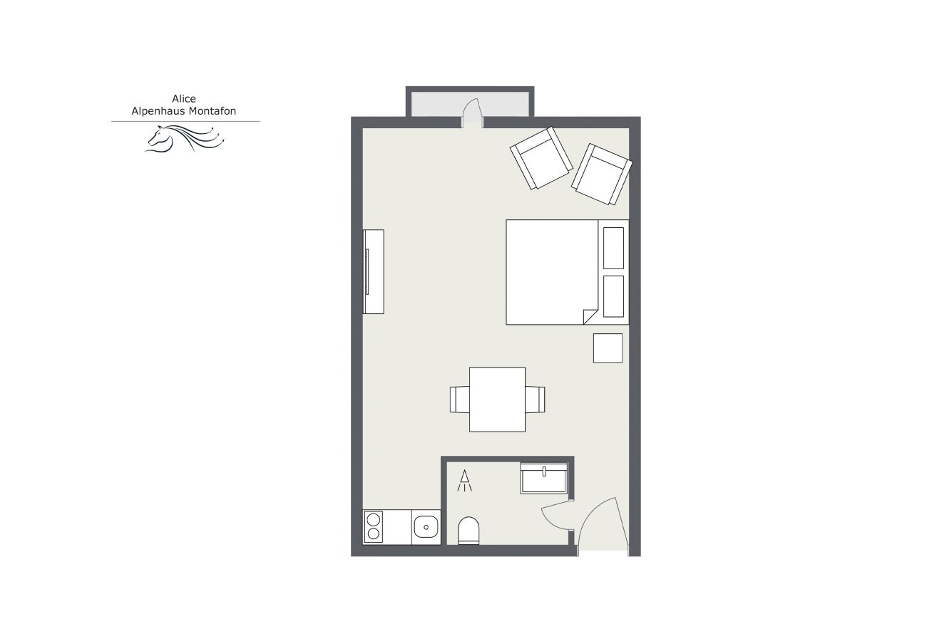 Studio in Gargellen - Alice in Alpenhaus Montafon | 5003 Studio in Gargellen - Alice in Alpenhaus Montafon | 5003