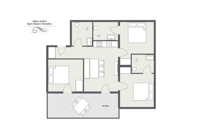 Apartment in Gargellen - Large Three Sleepingromm Flat  Apartment in Gargellen - Large Three Sleepingromm Flat