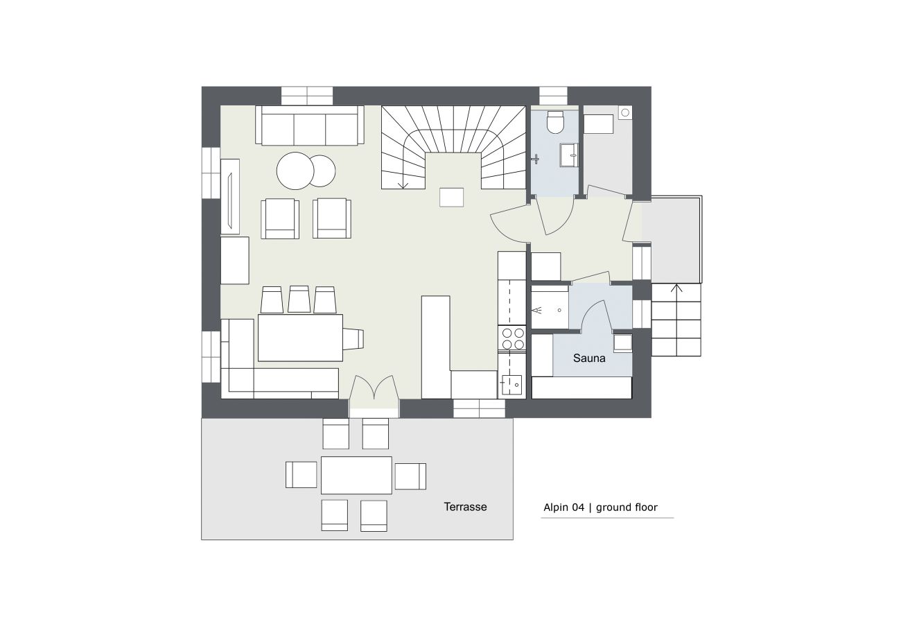 Grundriss Alpin Chalet Grundriss Alpin Chalet