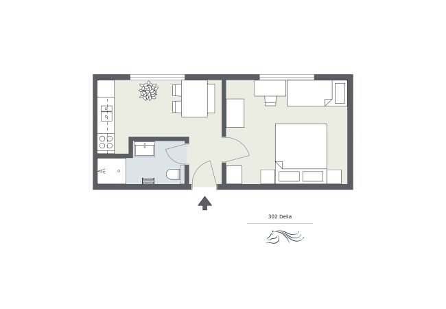 Grundriss Delia Alpenhaus Montafon Grundriss von Delia Alpenhaus Montafon