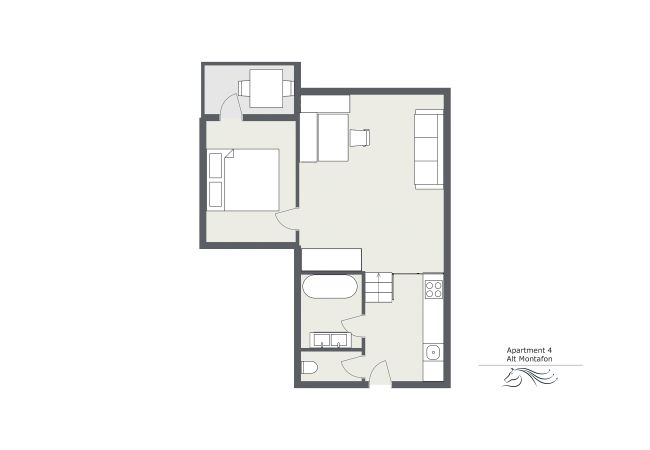 Grundriss Alt Montafon Appartment 4 Grundriss von Alt Montafon Appartment 4