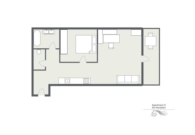 Ferienwohnung in Gaschurn - Alt Montafon Appartment 9 | 1309 Ferienwohnung in Gaschurn - Alt Montafon Appartment 9 | 1309