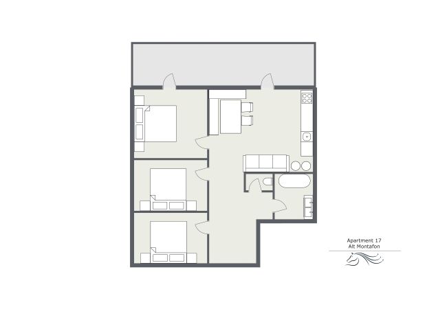 Ferienwohnung in Gaschurn - Alt Montafon App 17 | 1317 Ferienwohnung in Gaschurn - Alt Montafon App 17 | 1317